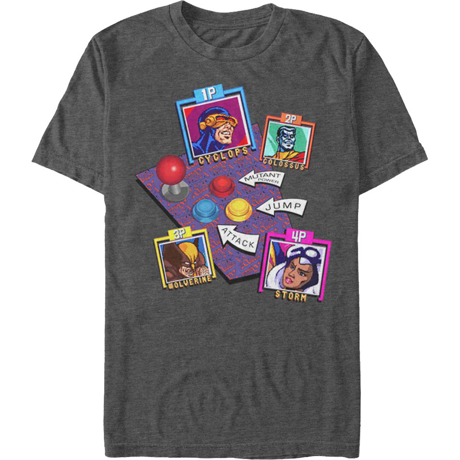 Xmen Arcade Game Marvel Comics Tshirt